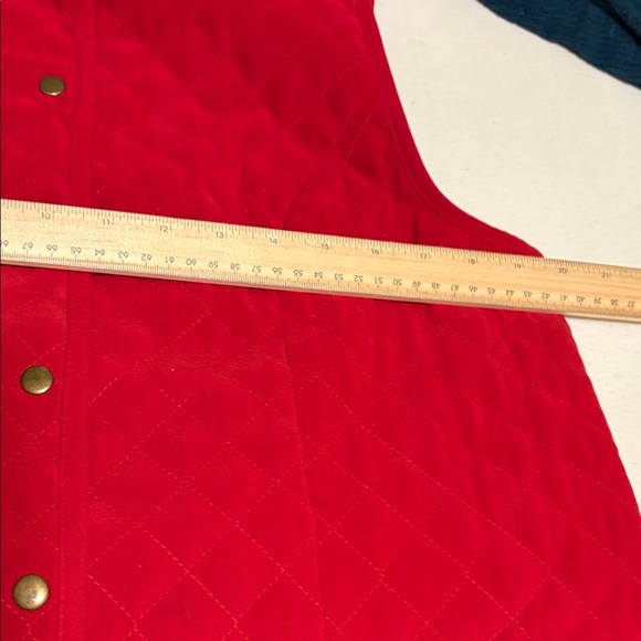 Talbots Red Stretch Vest - Picture 5 of 8